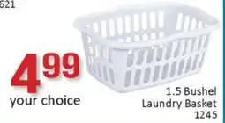 General Discount 1.5 Bushel Laundry Basket offer