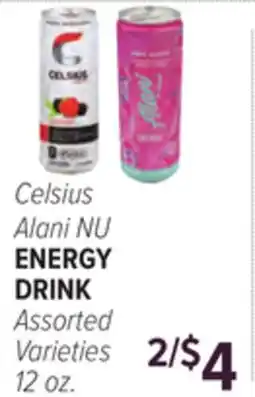 Cermak Fresh Market Celsius Alani NU ENERGY DRINK offer
