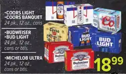 Cermak Fresh Market •COORS LIGHT •COORS BANQUET •BUDWEISER •BUD LIGHT •MICHELOB ULTRA offer