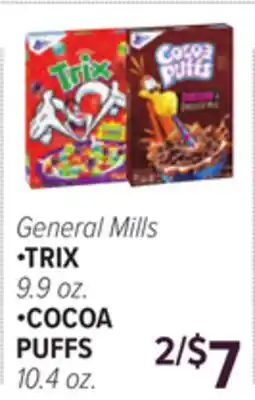 Cermak Fresh Market General Mills •TRIX •COCOA PUFFS offer