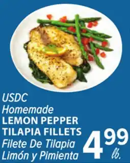 Cermak Fresh Market USDC Homemade LEMON PEPPER TILAPIA FILLETS offer