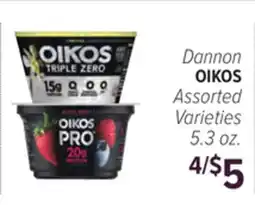 Cermak Fresh Market Dannon OIKOS offer