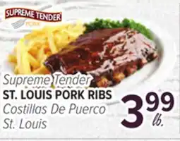 Cermak Fresh Market SUPREME TENDER ST. LOUIS PORK RIBS offer