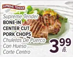 Cermak Fresh Market Supreme Tender BONE-IN CENTER CUT PORK CHOPS offer