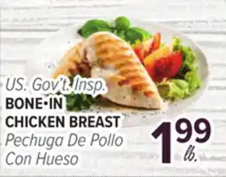 Cermak Fresh Market U.S. Gov't Insp. BONE•IN CHICKEN BREAST offer