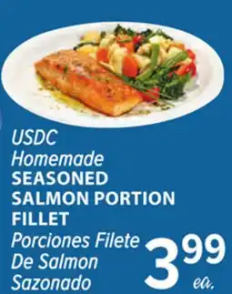 Cermak Fresh Market USDC Homemade SEASONED SALMON PORTION FILLET offer