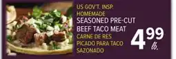 Cermak Fresh Market US GOVT. INSP. HOMEMADE SEASONED PRE-CUT BEEF TACO MEAT offer