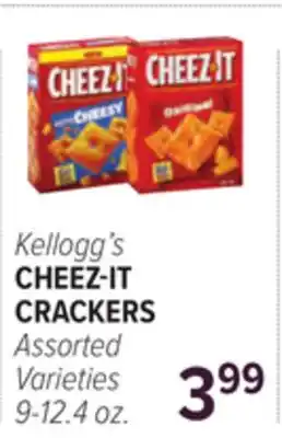 Cermak Fresh Market Kellogg's CHEEZ-IT CRACKERS offer