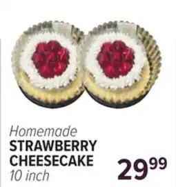 Cermak Fresh Market Homemade STRAWBERRY CHEESECAKE offer