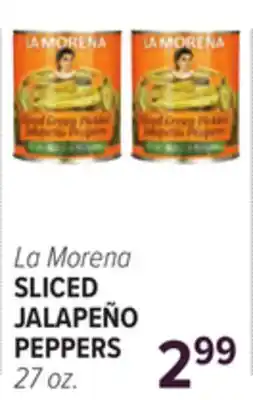 Cermak Fresh Market La Morena SLICED JALAPEÑO PEPPERS offer