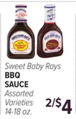 Cermak Fresh Market Sweet Baby Rays BBQ SAUCE offer