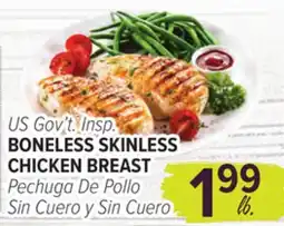 Cermak Fresh Market US Gov't. Insp. BONELESS SKINLESS CHICKEN BREAST offer