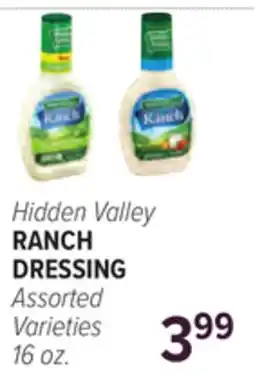 Cermak Fresh Market Hidden Valley RANCH DRESSING offer