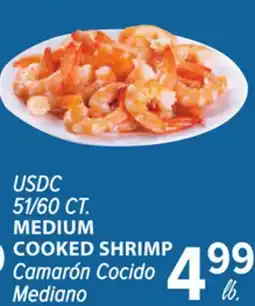 Cermak Fresh Market USDC 51/60 CT. MEDIUM COOKED SHRIMP offer