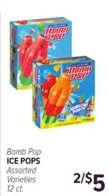 Cermak Fresh Market Bomb Pop ICE POPS offer