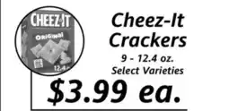 Apple Valley Natural Foods Cheez-It Crackers offer