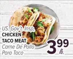 Cermak Fresh Market U.S. Gov't Insp, CHICKEN TACO MEAT offer
