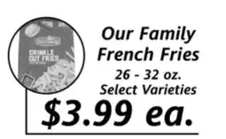 Apple Valley Natural Foods Our Family French Fries offer