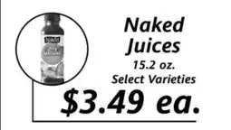 Apple Valley Natural Foods Naked Juices offer
