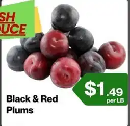 Market Place on Oakton Black & Red Plums offer
