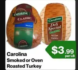 Market Place on Oakton Carolina Smoked or Oven Roasted Turkey offer