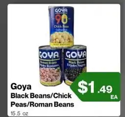 Market Place on Oakton Goya Black Beans/Chick Peas/Roman Beans offer