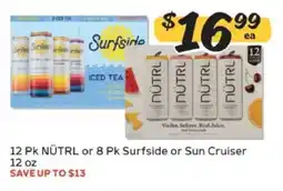 Winn Dixie 12 Pk NÜTRL or 8 Pk Surfside or Sun Cruiser offer