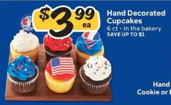Winn Dixie Hand Decorated Cupcakes offer