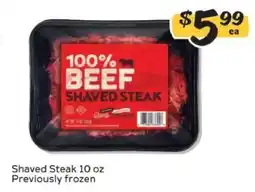 Winn Dixie 100% Beef Shaved Steak offer
