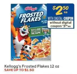 Winn Dixie Kellogg's Frosted Flakes 12 oz offer