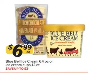 Winn Dixie Blue Bell Ice Cream offer