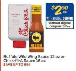 Winn Dixie Buffalo Wild Wing Sauce or Chick-fil-A Sauce offer