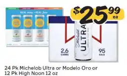 Winn Dixie Michelob Ultra or Modelo Oro or High Noon offer