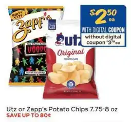Winn Dixie Utz or Zapp's Potato Chips offer
