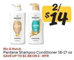 Winn Dixie Pantene Shampoo & Conditioner offer