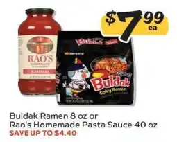 Winn Dixie Buldak Ramen or Rao's Homemade Pasta Sauce offer