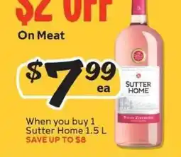 Winn Dixie Sutter Home 1.5 L offer