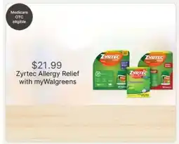 Walgreens Zyrtec Allergy Relief offer