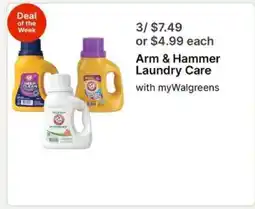 Walgreens Arm & Hammer Laundry Care offer
