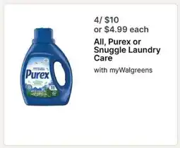 Walgreens Purex Laundry Care offer