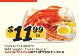Winn Dixie Snow Crab Clusters offer