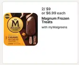 Walgreens Magnum Frozen Treats offer