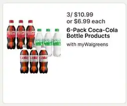 Walgreens 6-Pack Coca-Cola Bottle Products offer