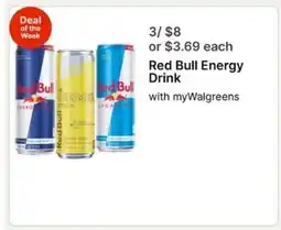 Walgreens Red Bull Energy Drink offer