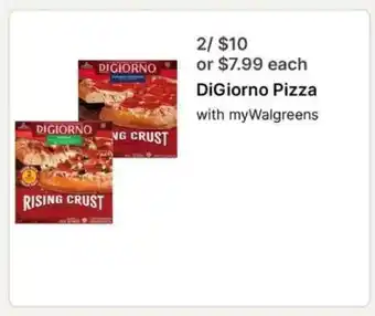 Walgreens DiGiorno Pizza offer