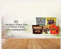Walgreens Hershey's Share Size or Pouch Candy offer