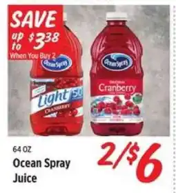Rouses Ocean Spray Juice offer