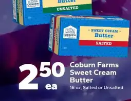 Save a Lot Coburn Farms Sweet Cream Butter offer