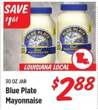 Rouses Blue Plate Mayonnaise offer