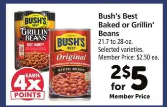 Safeway Bush's Best Baked or Grillin' Beans offer